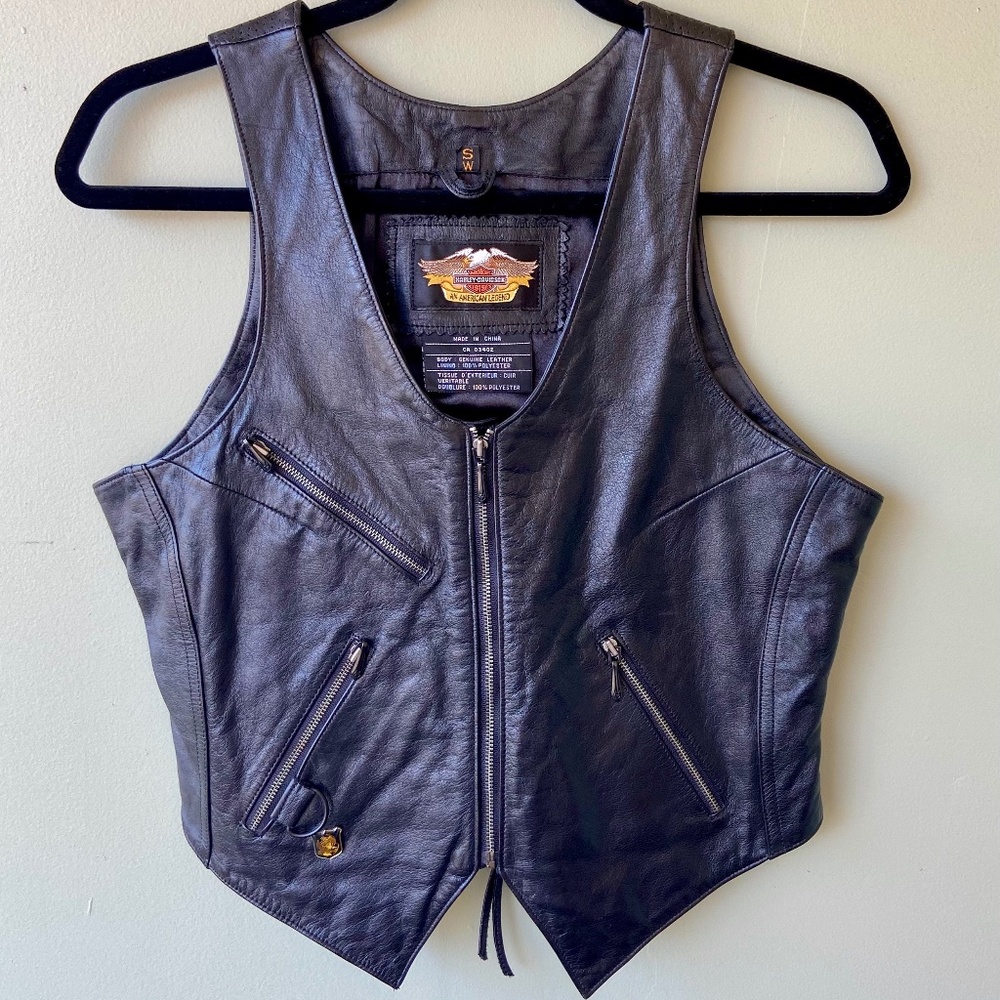 Harley Davidson Womens Leather Vest